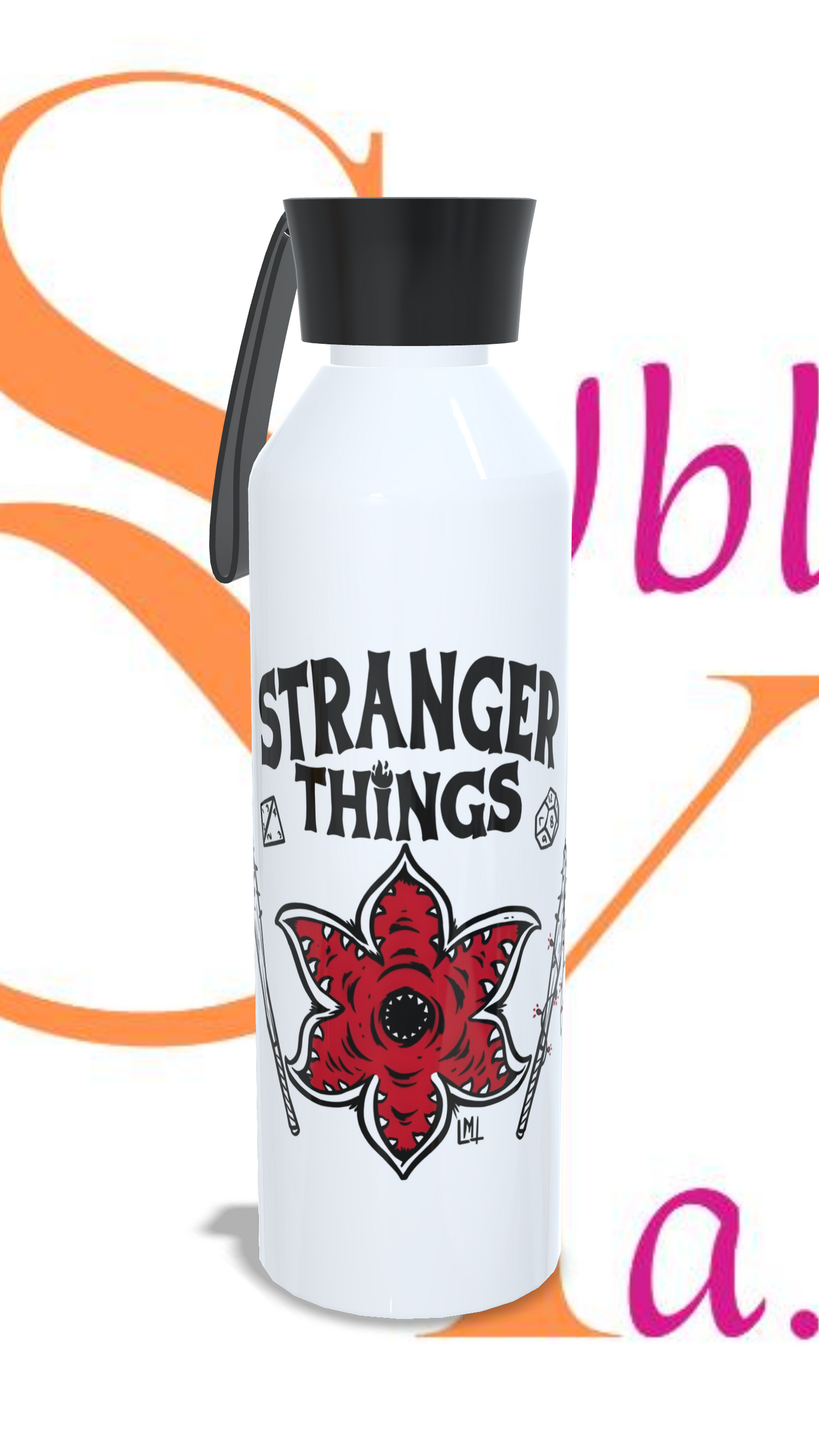 Botella para líquidos fríos Temática Stranger things 750ml