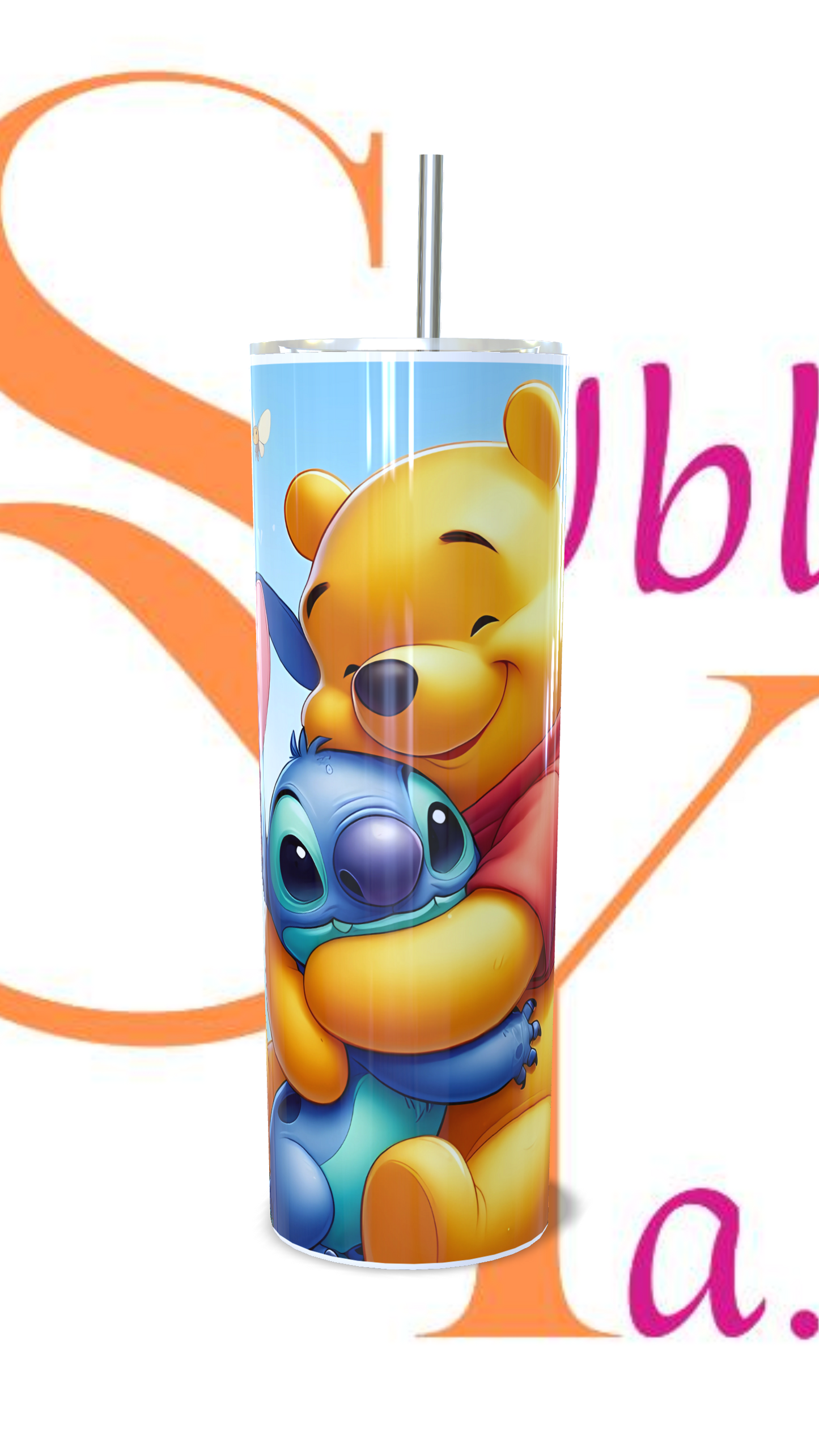 Vaso térmico de 600ml Winnie Pooh