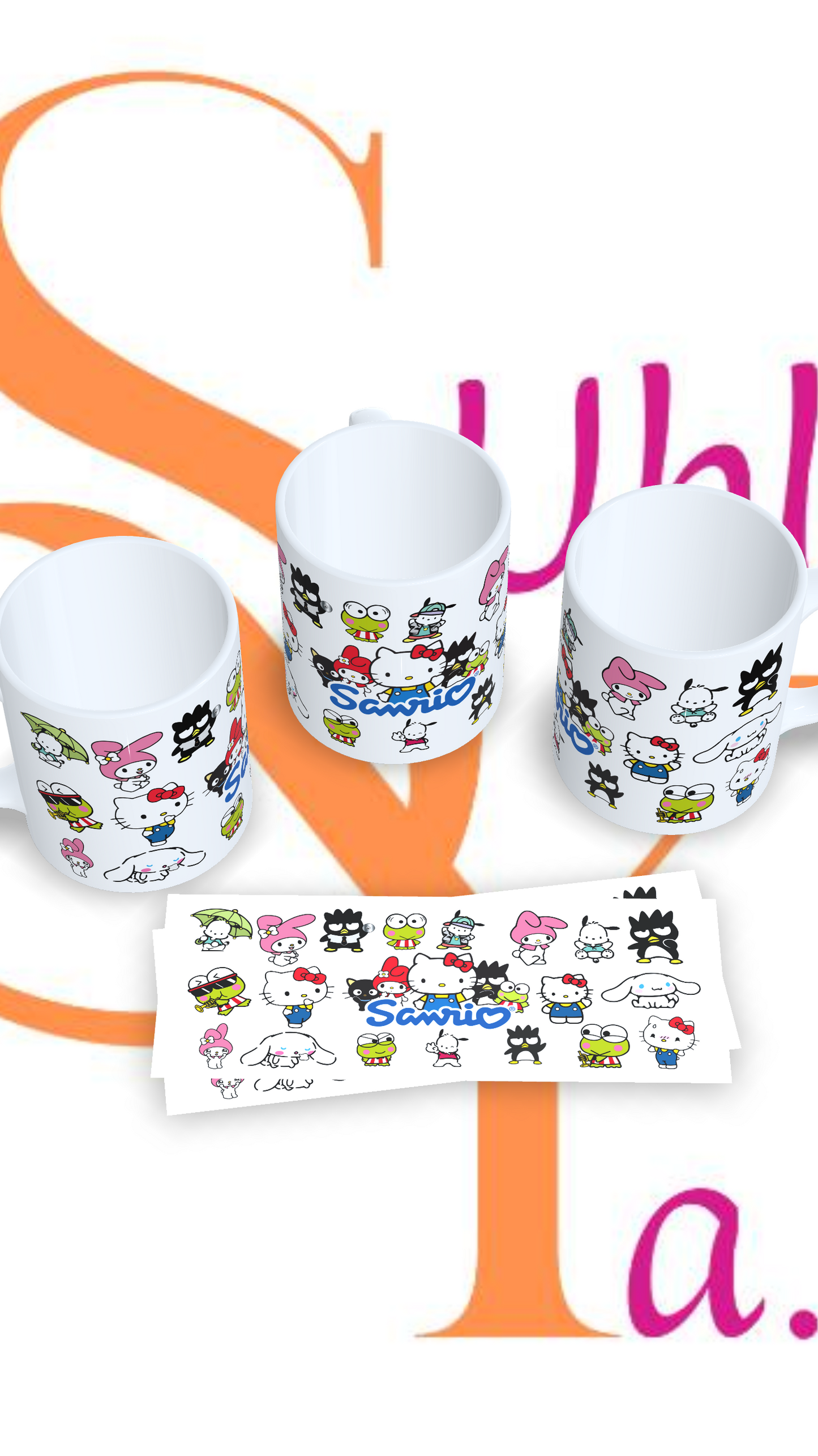 Tazas Personajes de Sanrio