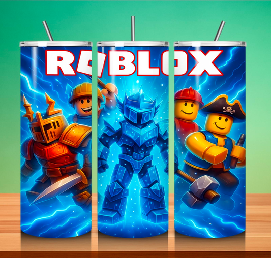 Vaso térmico de 600ml Temática Roblox