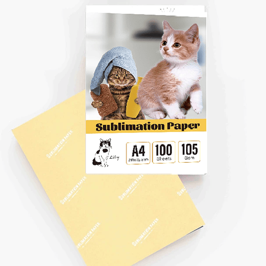 Papel sublimación reverso amarillo A4