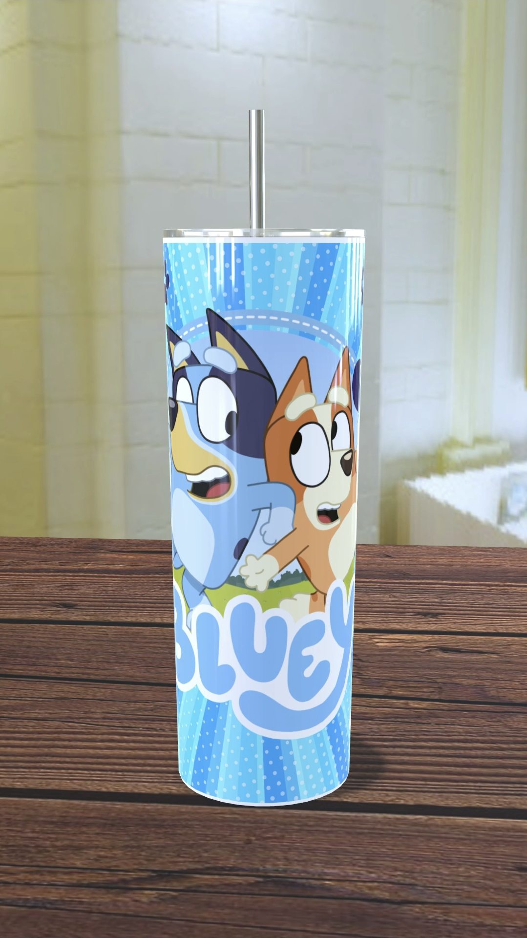 Tumbler térmico de 20oz Bluey