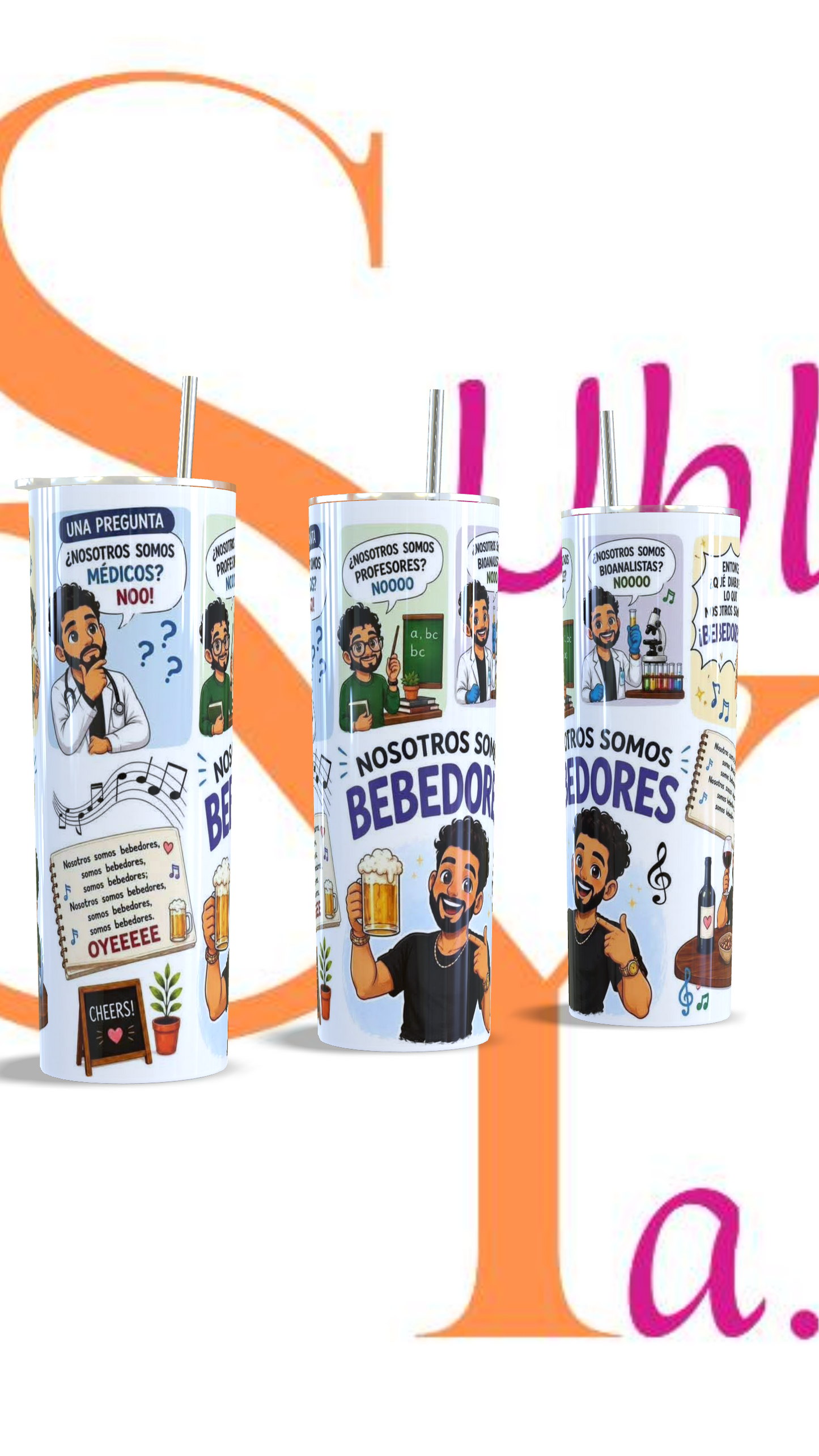 Nosotros somos bebedores, Vaso térmico de 600ml