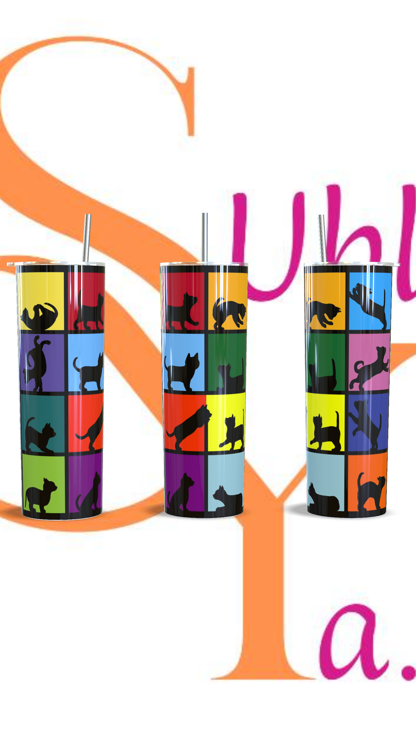 Vaso térmico de 600ml Temática Gatos y perros