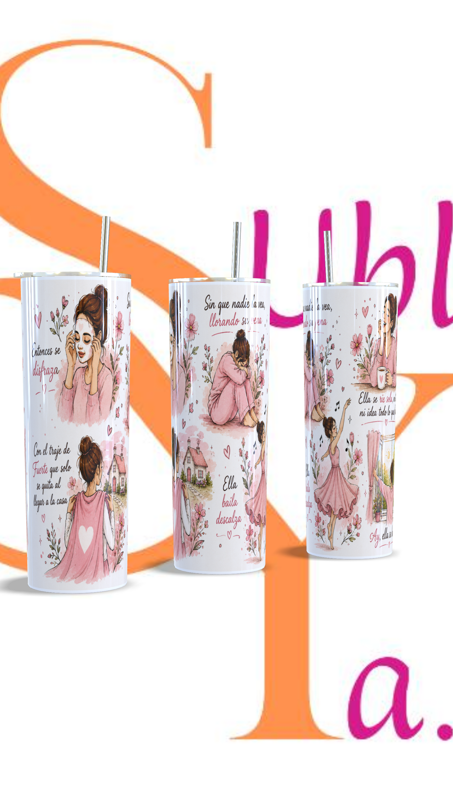 Vaso térmico de 600ml. A la niña que fui, Kany García