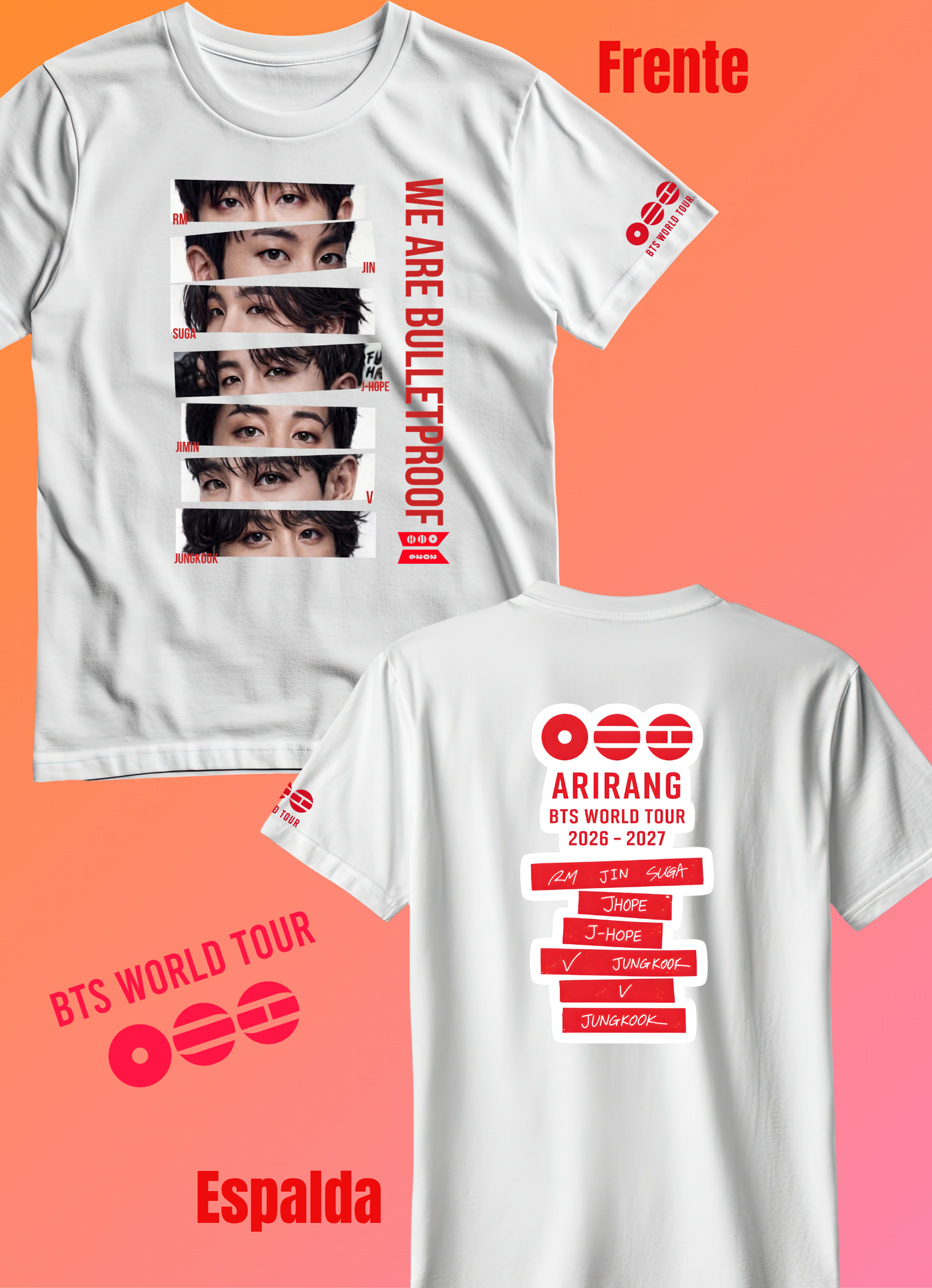 Polera BTS WORLD TOUR | ARIRANG