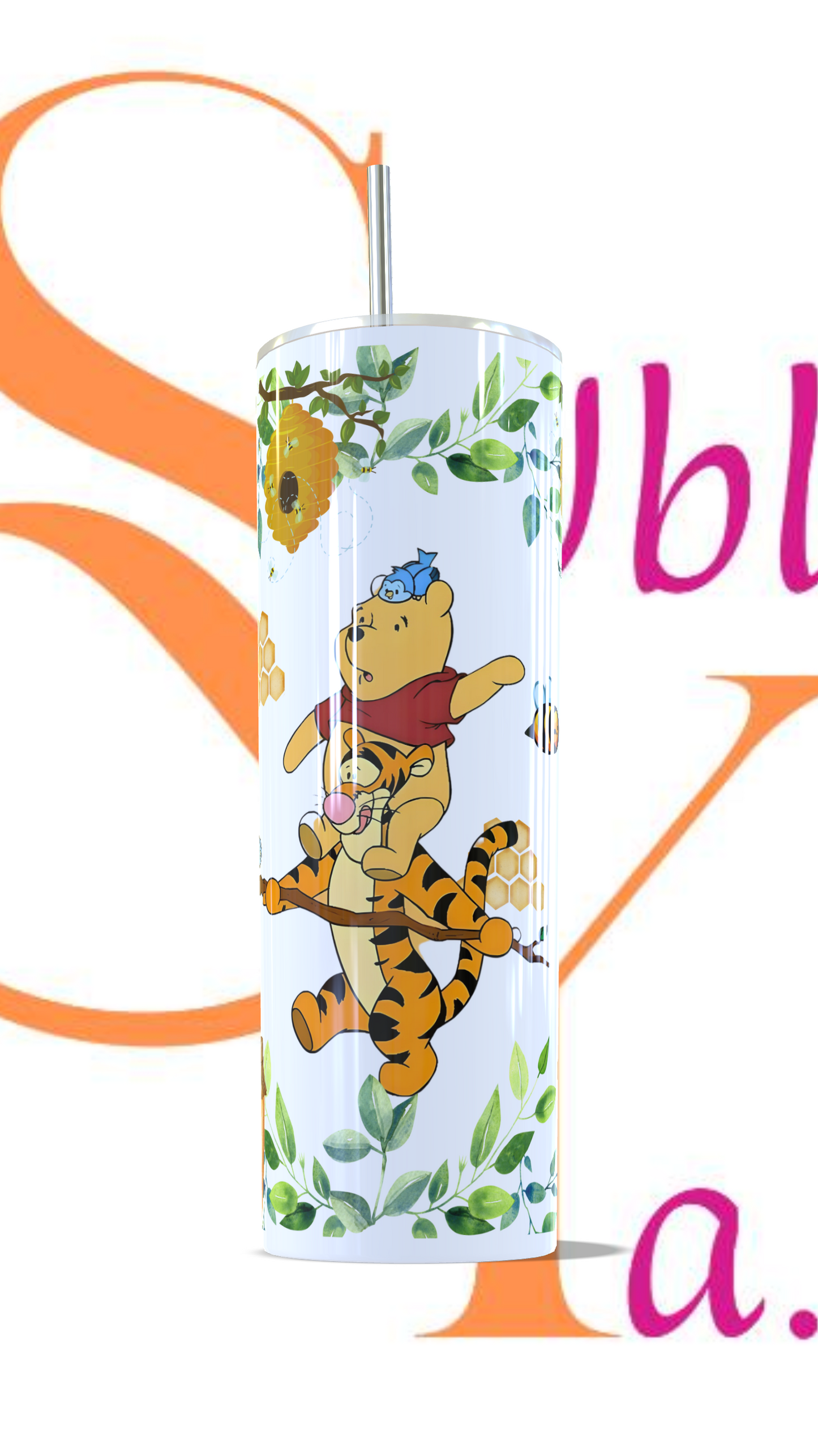 Vaso térmico de 600ml Winnie Pooh