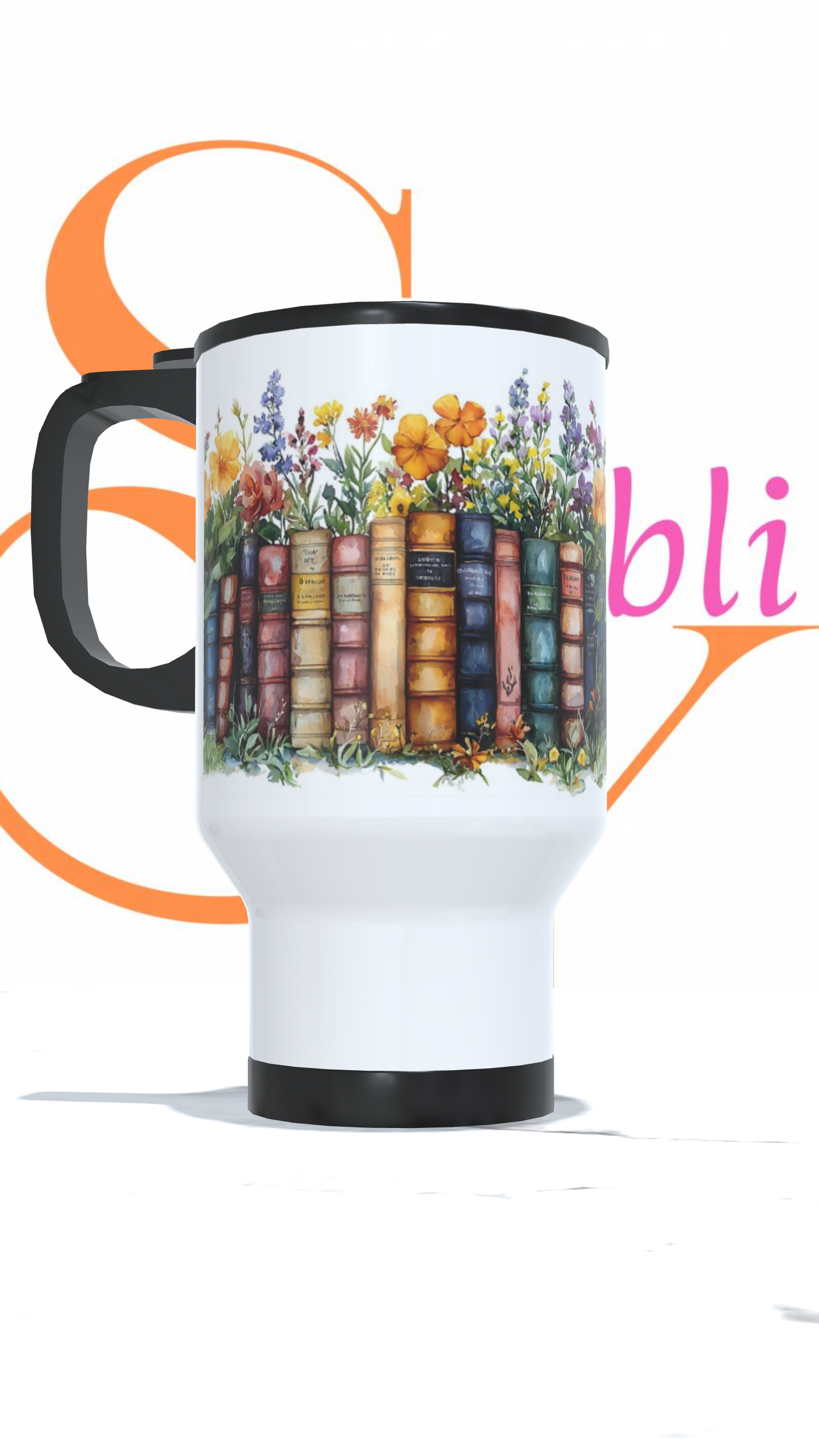 Mug térmico Varios diseños Mariposa,libros,corazones,Palabras Motivacionales