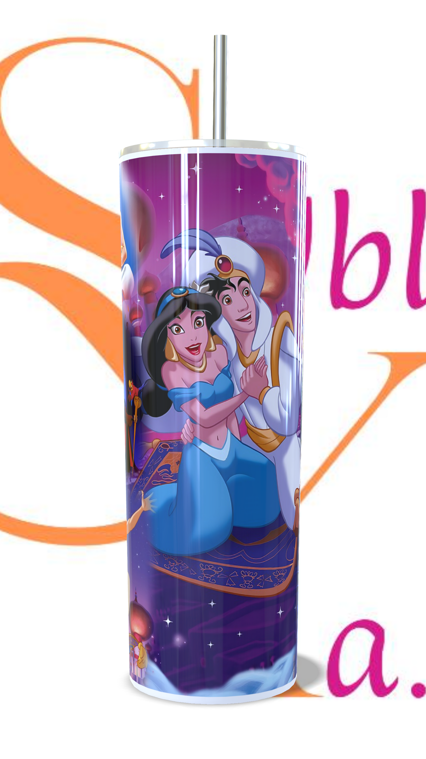Vaso térmico de 600ml Princesas Disney