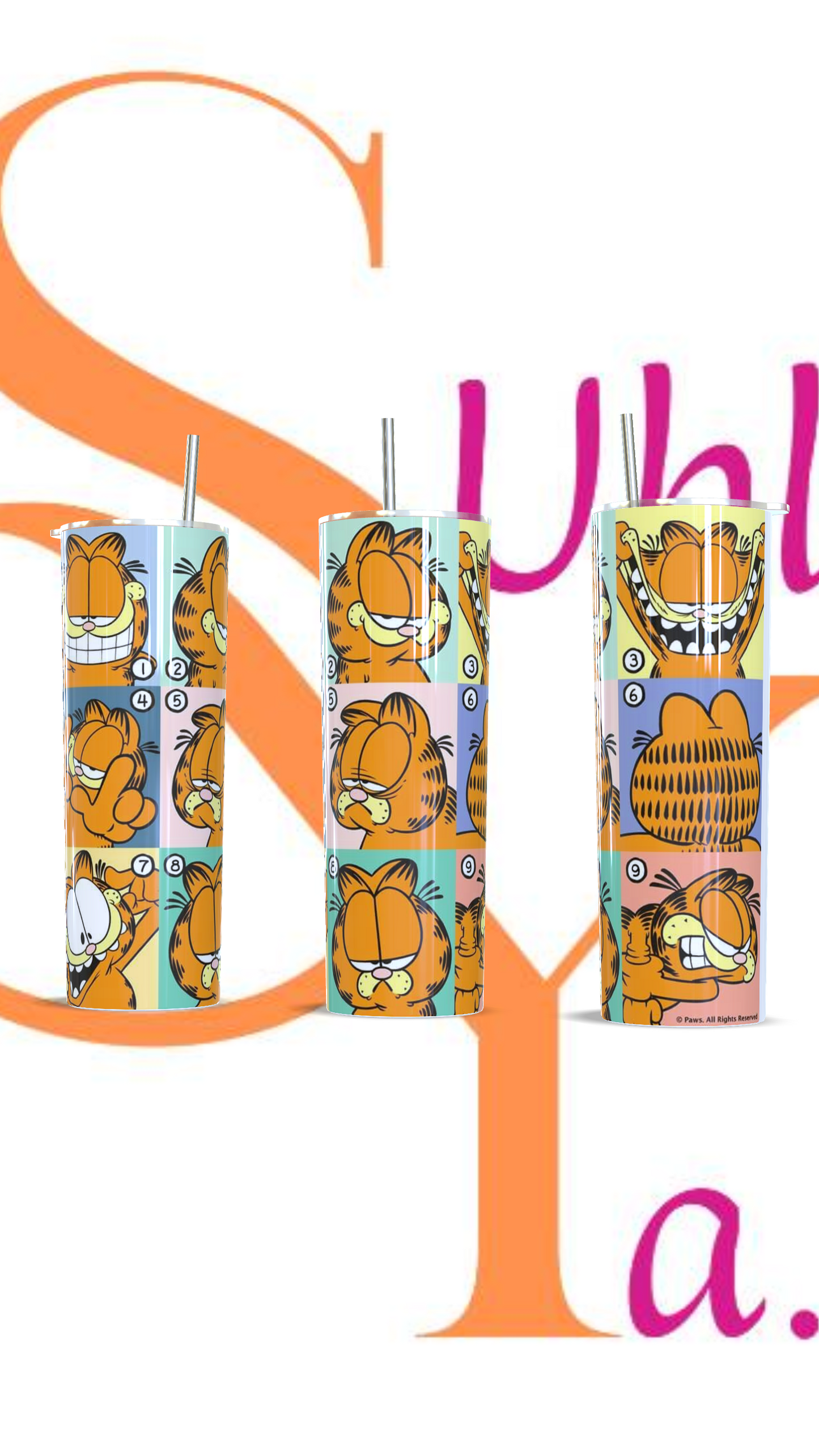 Vaso térmico de 600ml Garfield