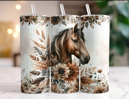 Vaso térmico Diseño de Caballos