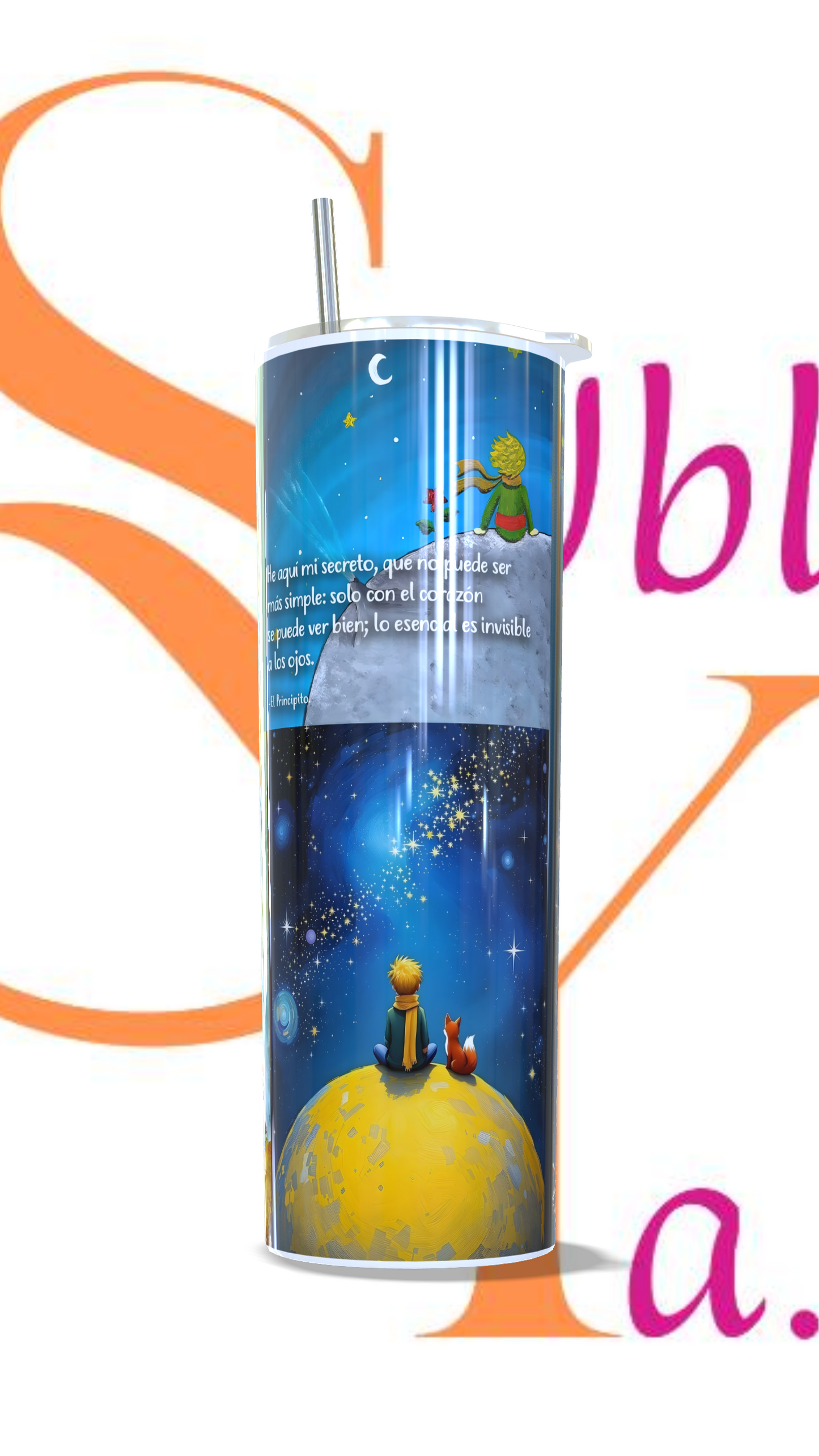 Vaso térmico de 600ml El Principito