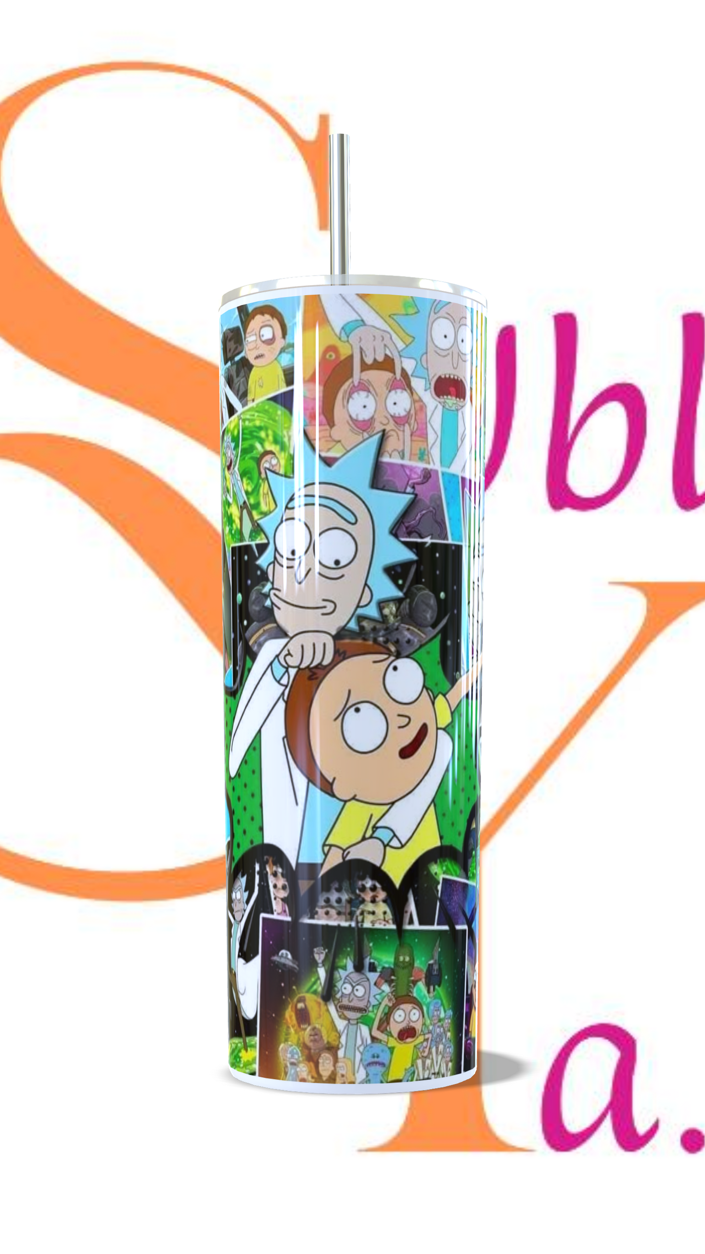 Vaso térmico Rick y Morty