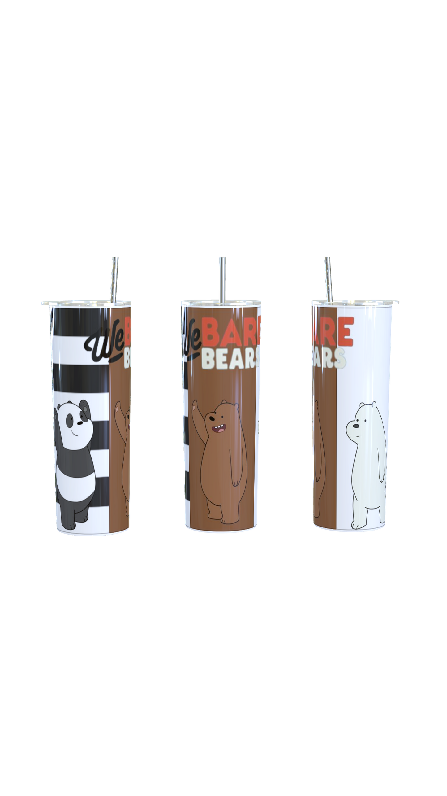Vaso térmico de 600ml Temática Osos escandalosos