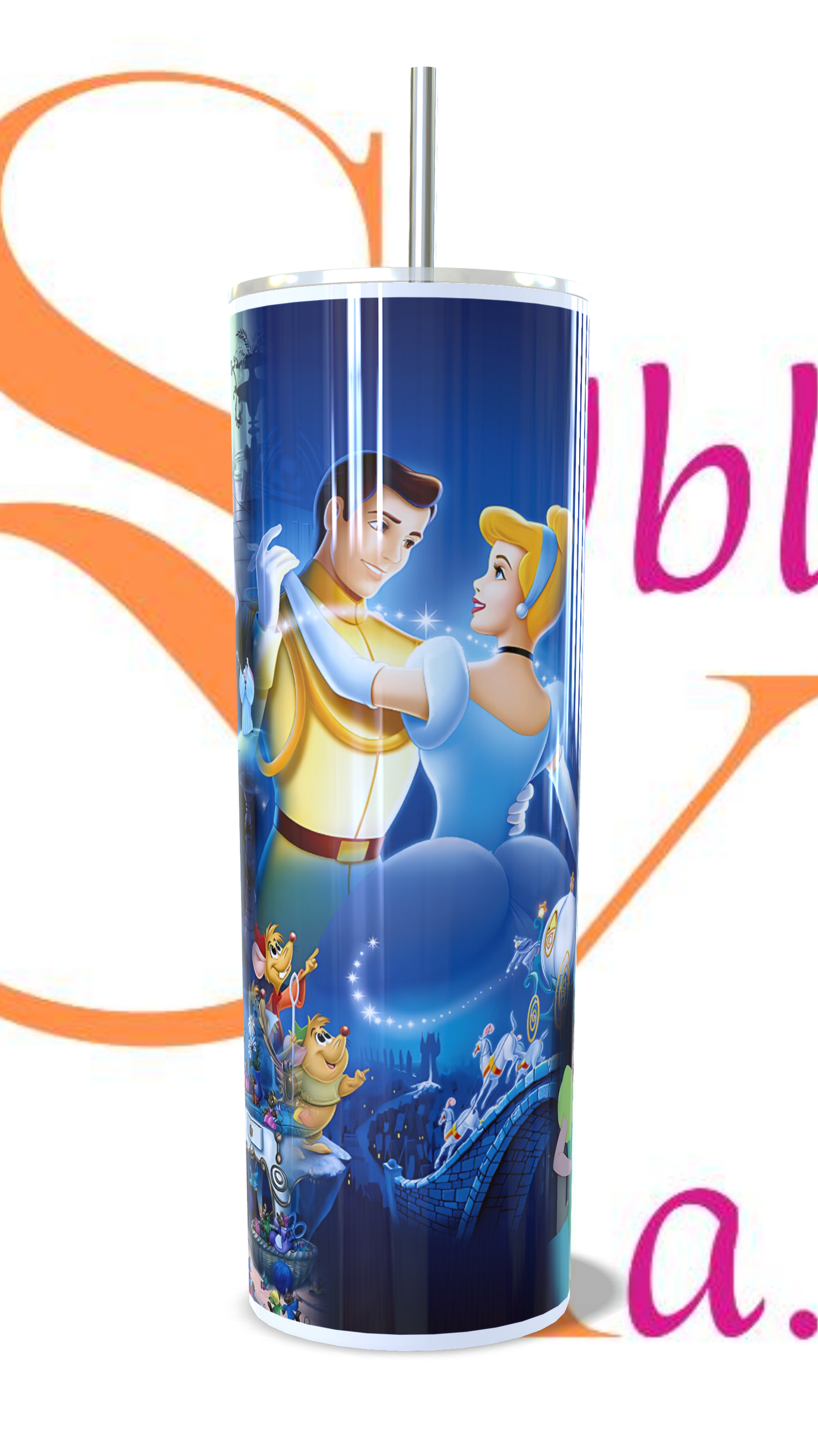Vaso térmico de 600ml Princesas Disney