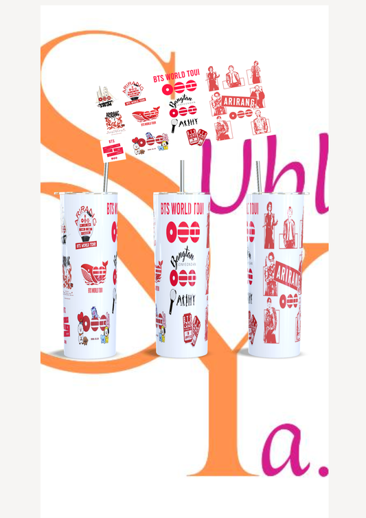BTS WORLD TOUR ‘ARIRANG Vaso térmico de 600ml