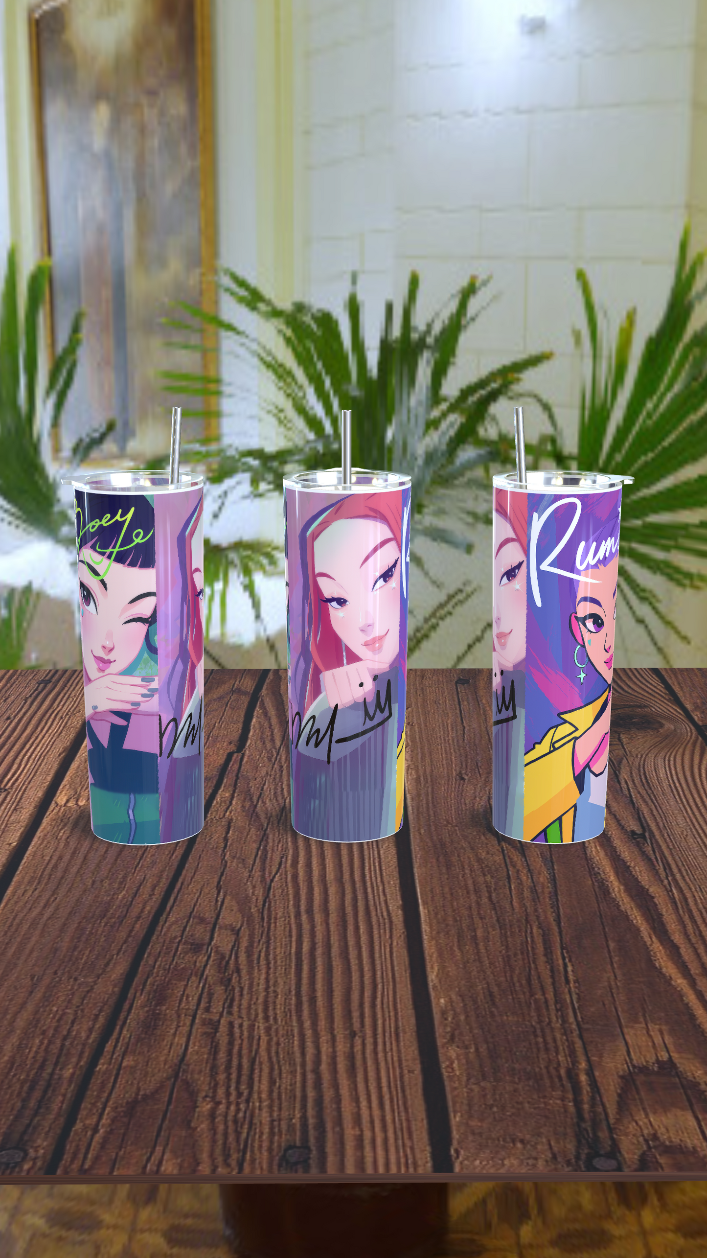 Vaso térmico Demon Hunters Kpop
