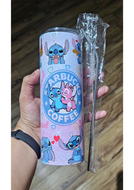Tumbler térmico de 20oz Stitch
