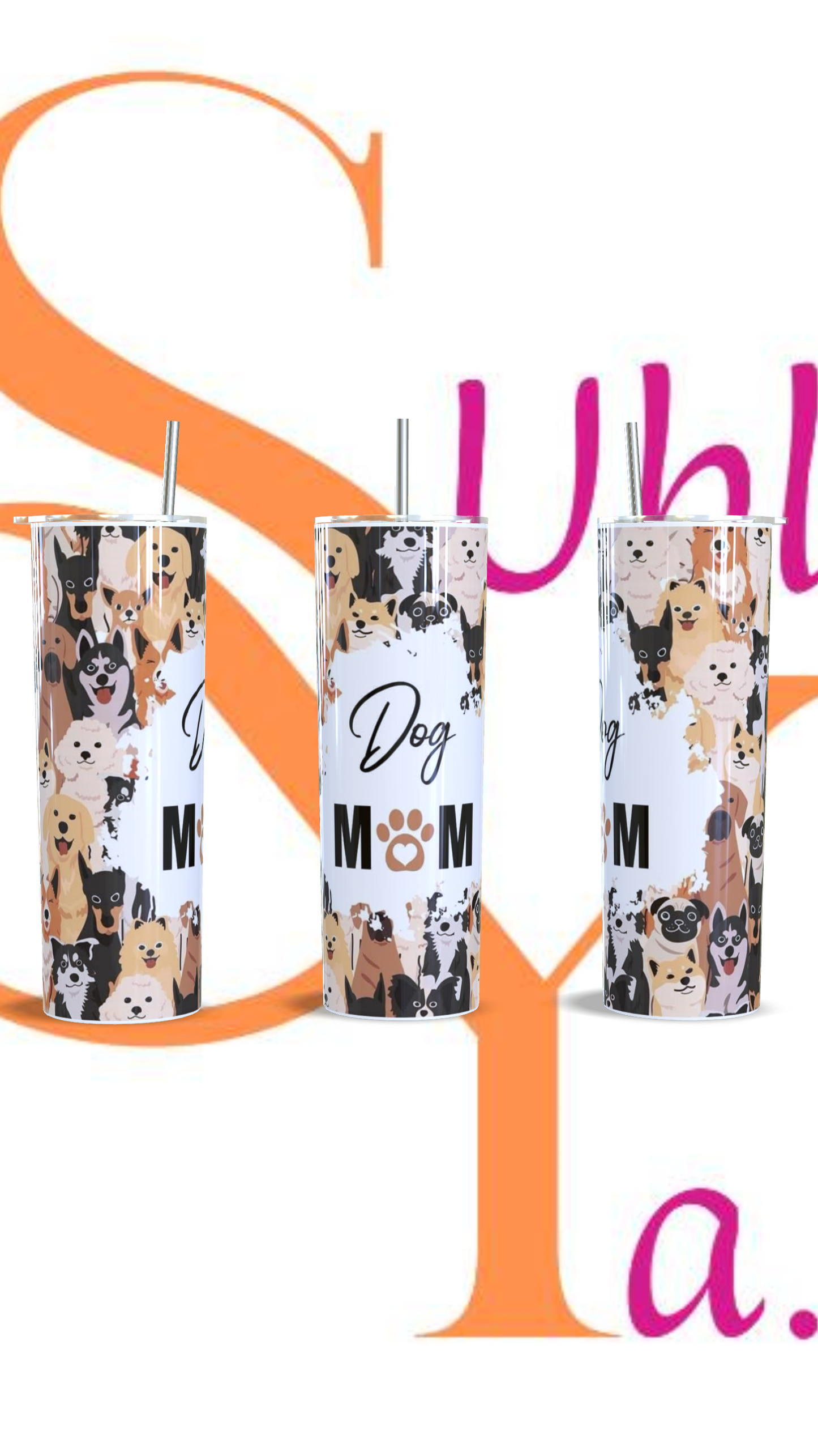 Vaso térmico de 600ml Temática Gatitos y perritos Mascotas.
