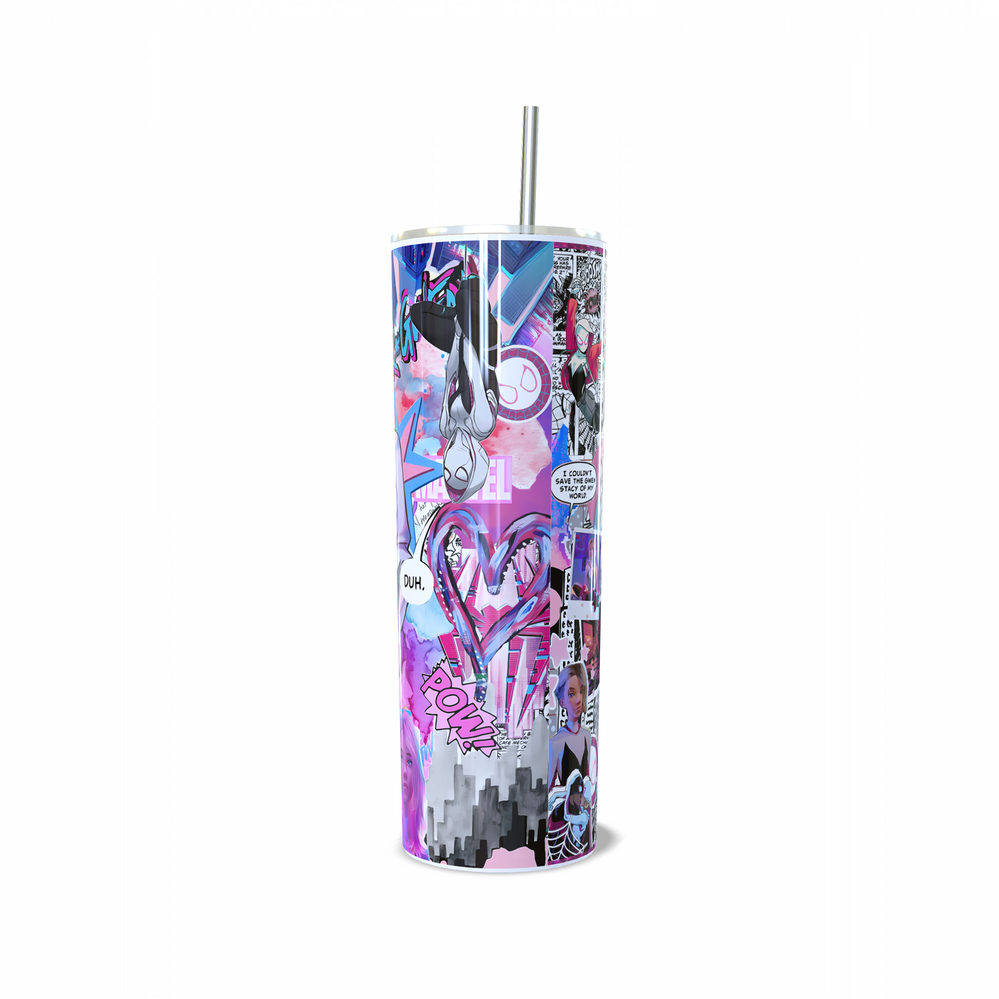 Vaso térmico de 600ml Spider Girls ( Spider Gwen)