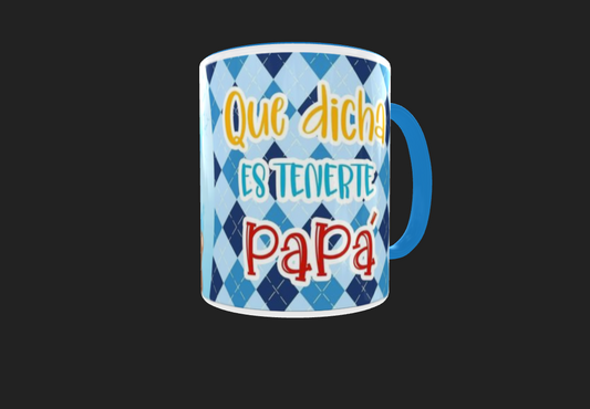 Taza Papá, que dicha es tenerte
