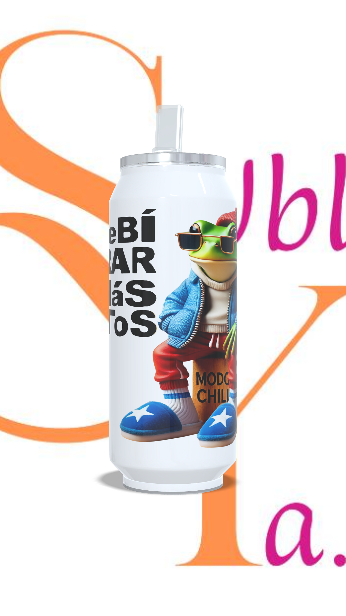 Vaso térmico de 470ml Bad Bunny Debí tirar más Fotos