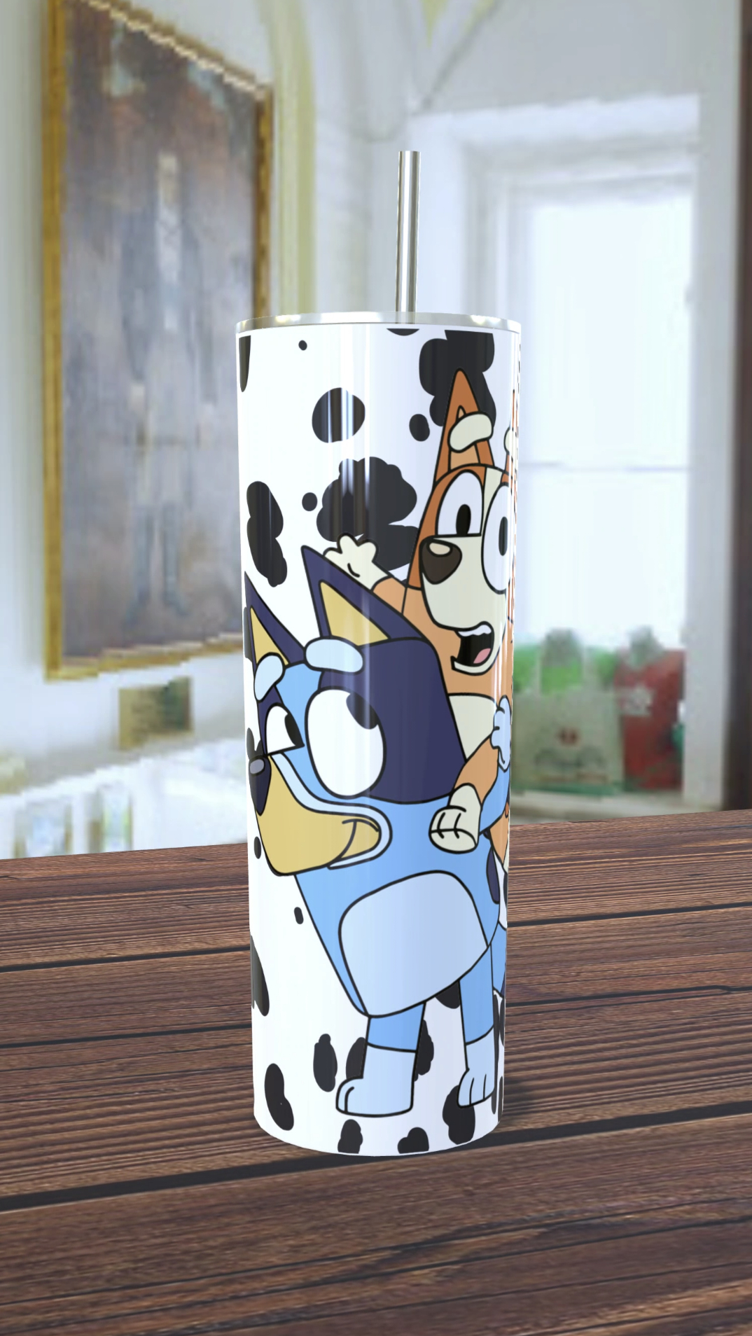 Tumbler térmico de 20oz Bluey