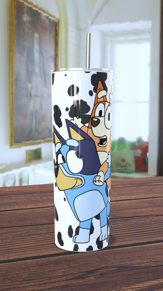 Tumbler térmico de 20oz Bluey