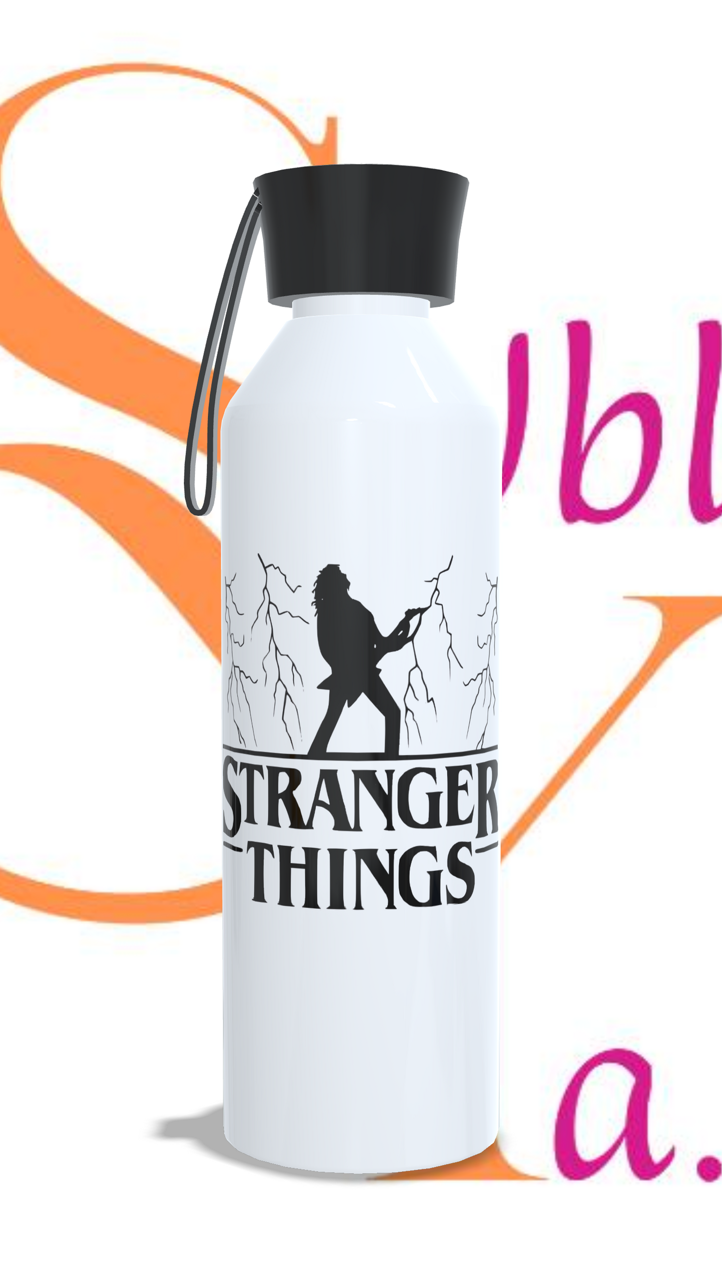 Botella para líquidos fríos Temática Stranger things 750ml