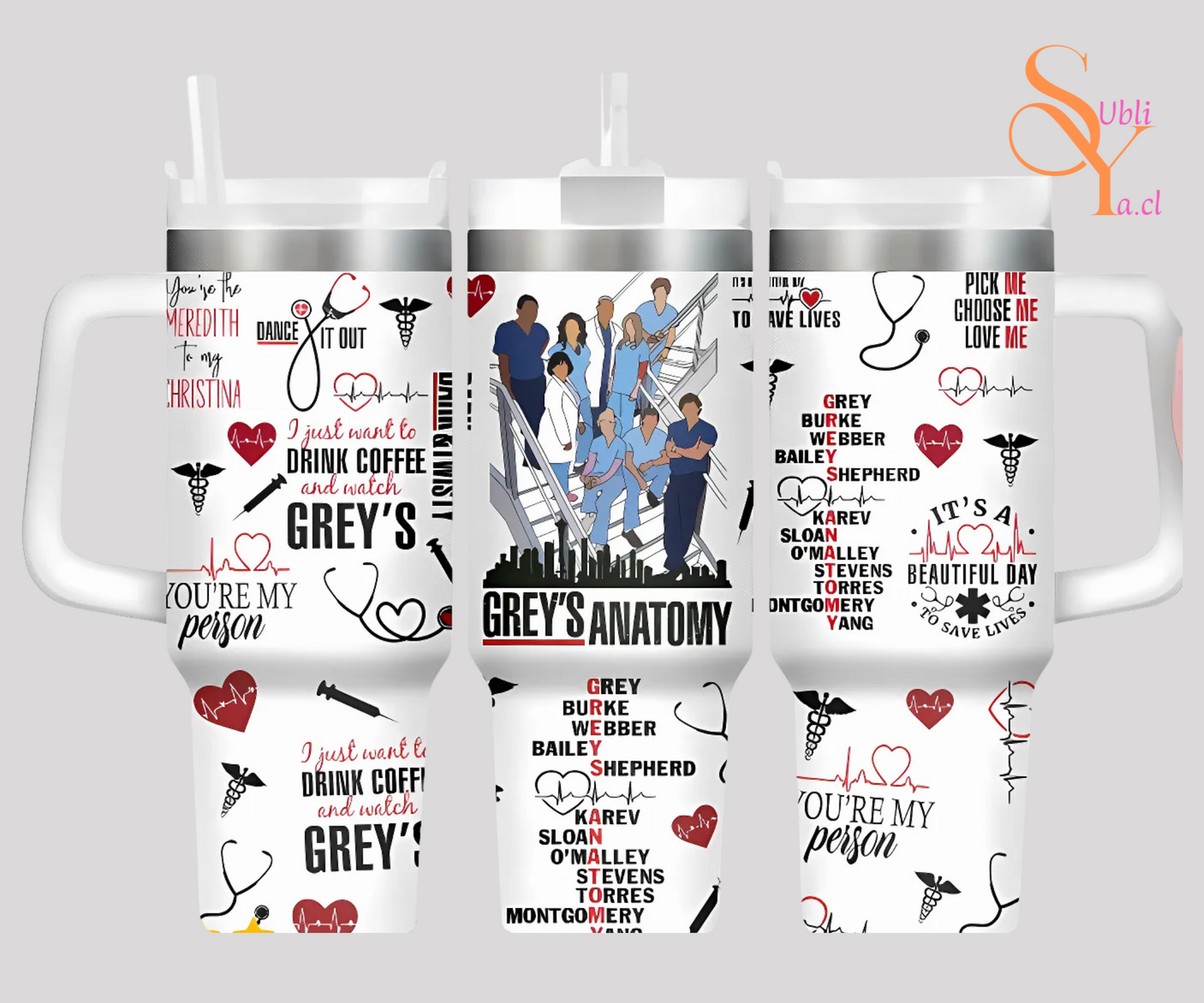 Vaso térmico 1.2litros Grey's Anatomy