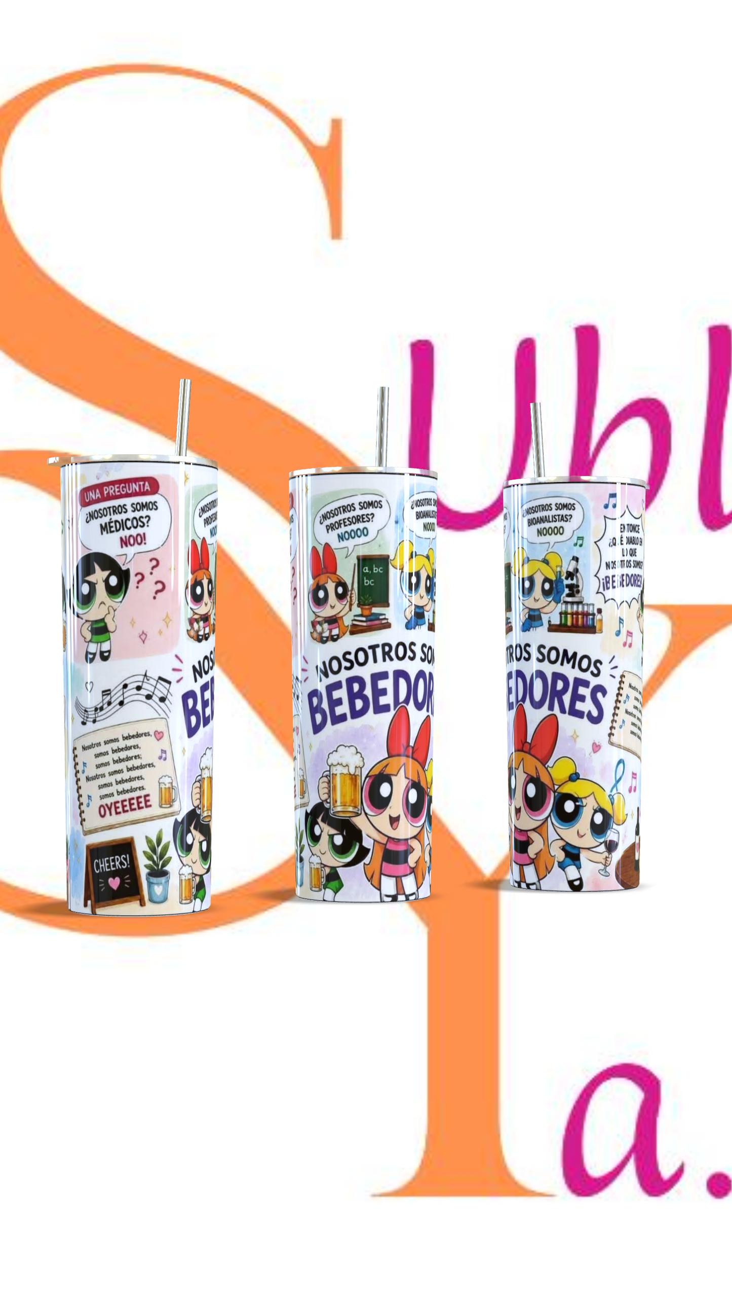 Nosotros somos bebedores, Vaso térmico de 600ml