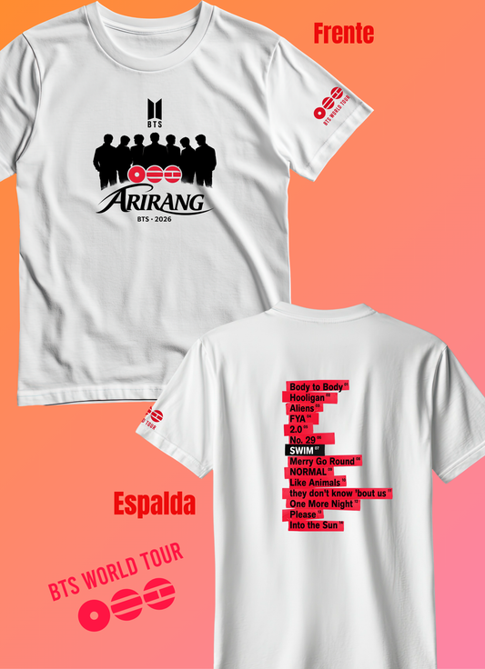 POLERA BTS WORLD TOUR | ARIRANG