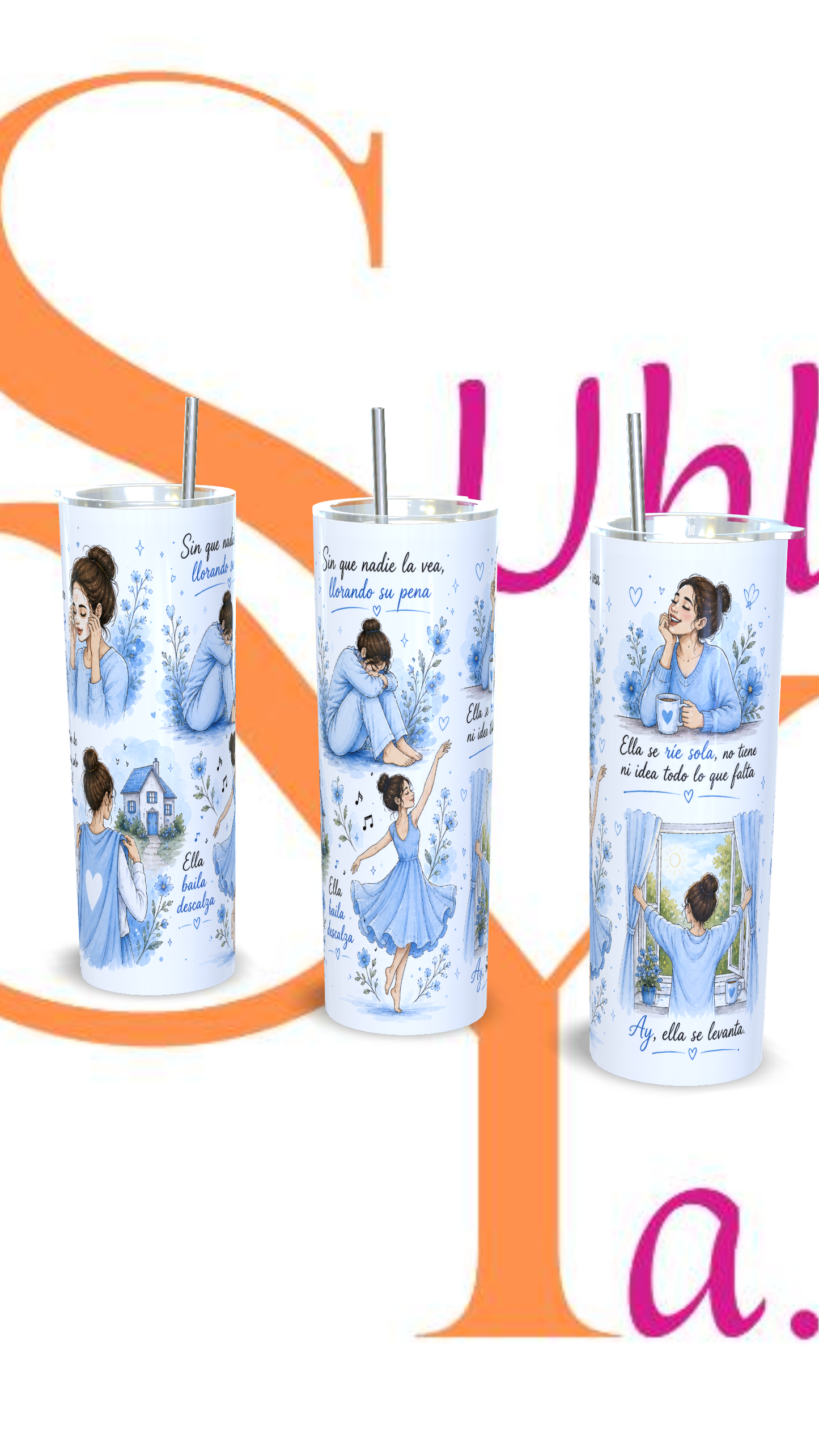 Vaso térmico de 600ml. A la niña que fui, Kany García