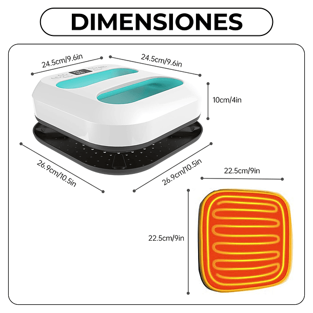 ESTAMPADORA PORTATIL 22.5CM×22.5CM
