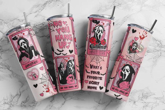 Vaso térmico de 600ml con diseño de Ghostface de la película Scream