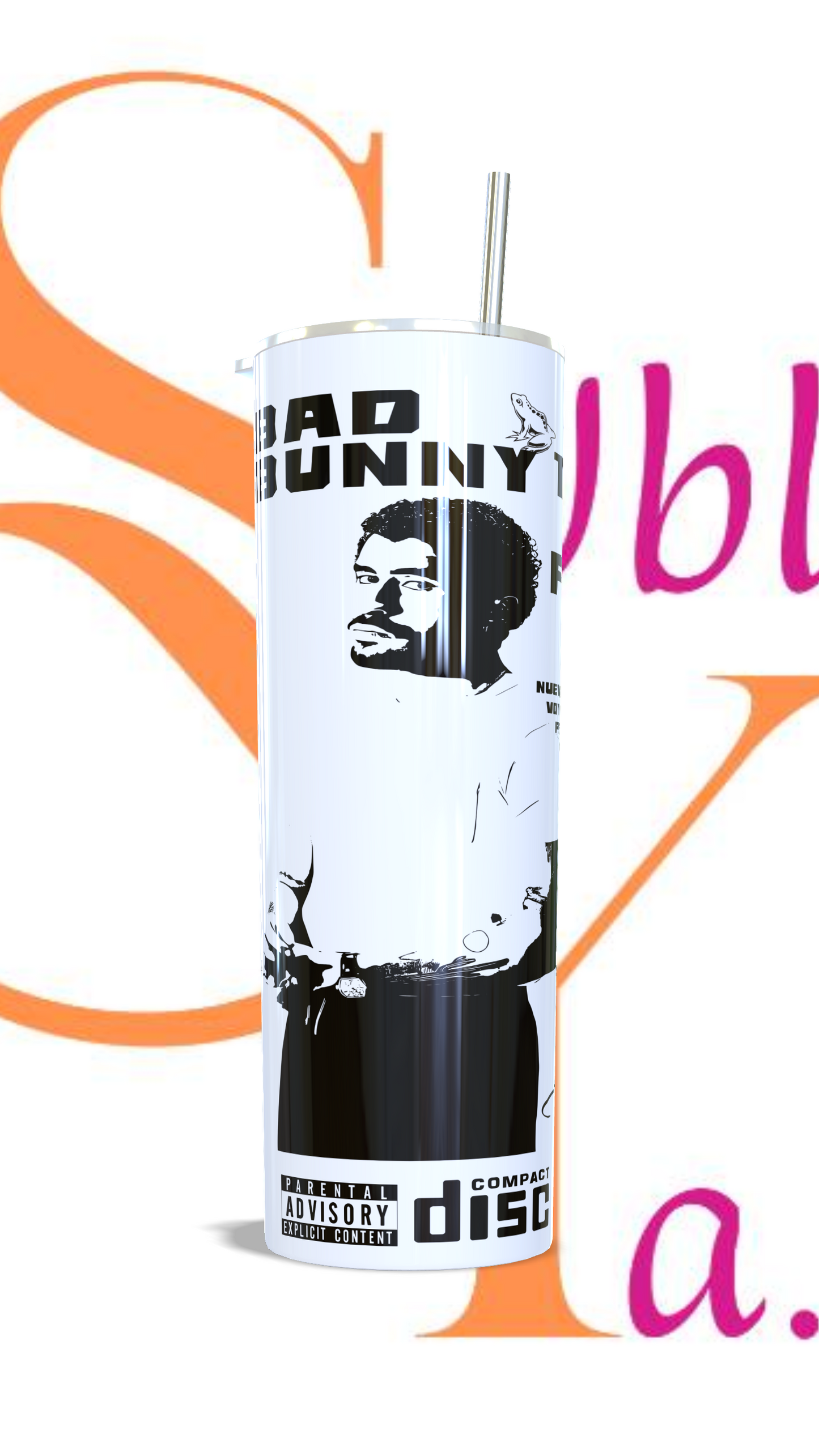 Vaso térmico Bad Bunny Debí tirar más Fotos