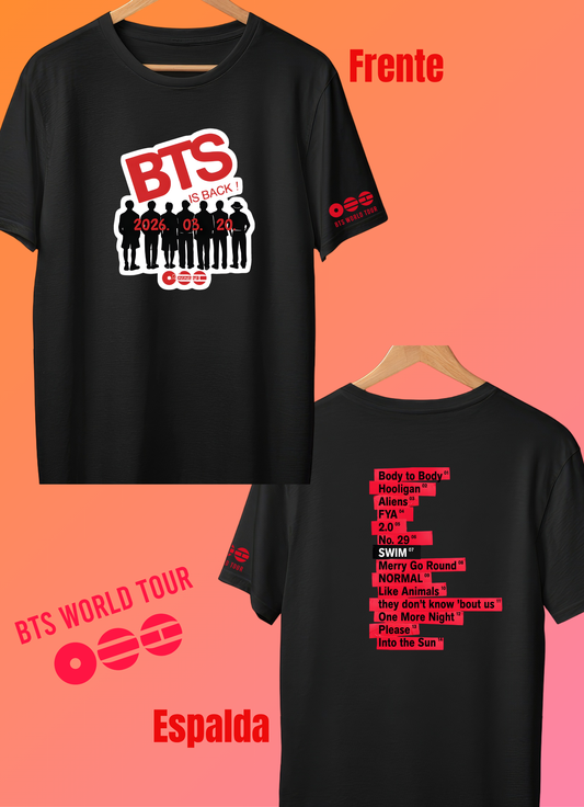 POLERA BTS WORLD TOUR | ARIRANG