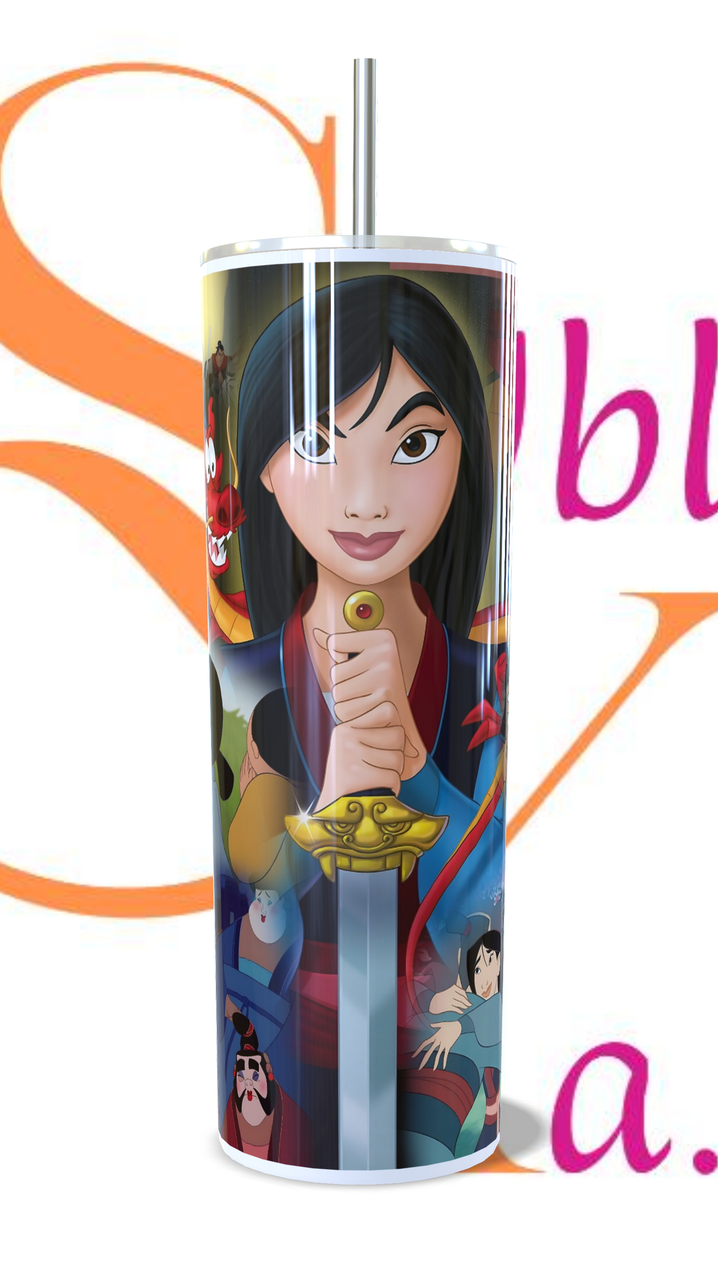 Vaso térmico de 600ml Princesas Disney