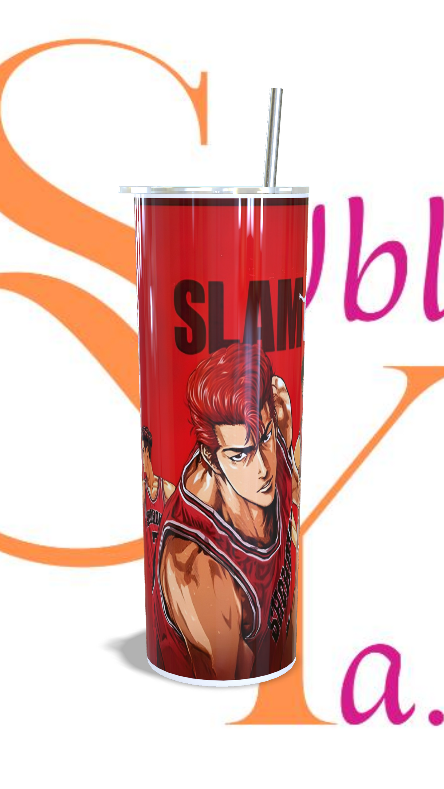 Vaso térmico de 600ml Temática Slam Dunk