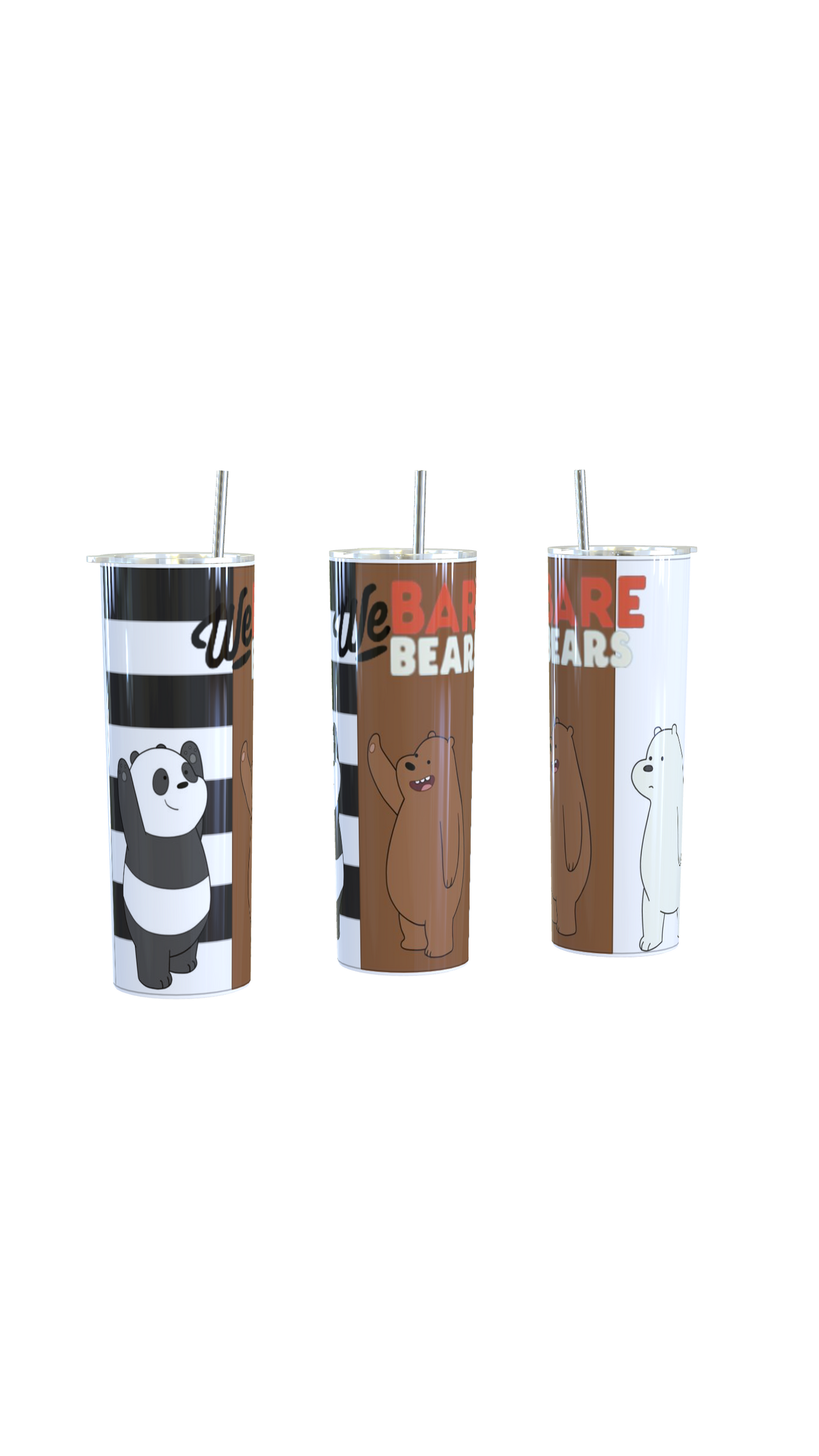 Vaso térmico de 600ml Temática Osos escandalosos