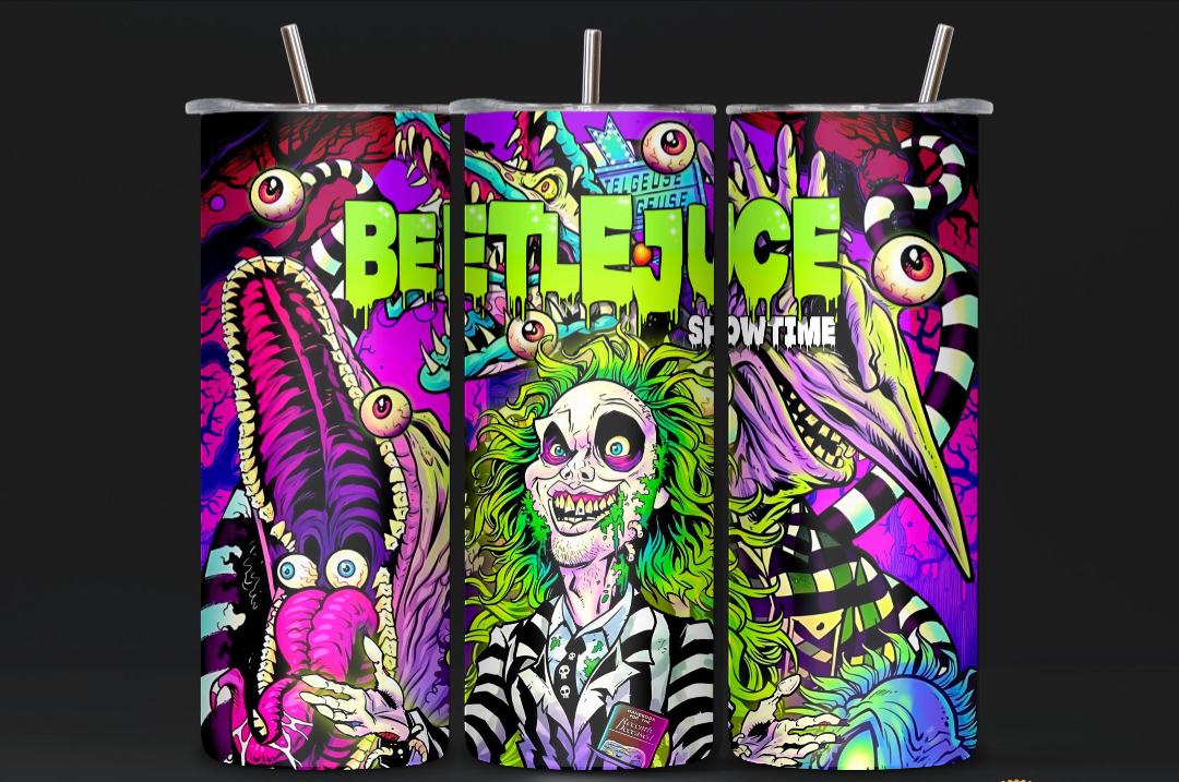 Tumbler de 600ml Beetlejuice