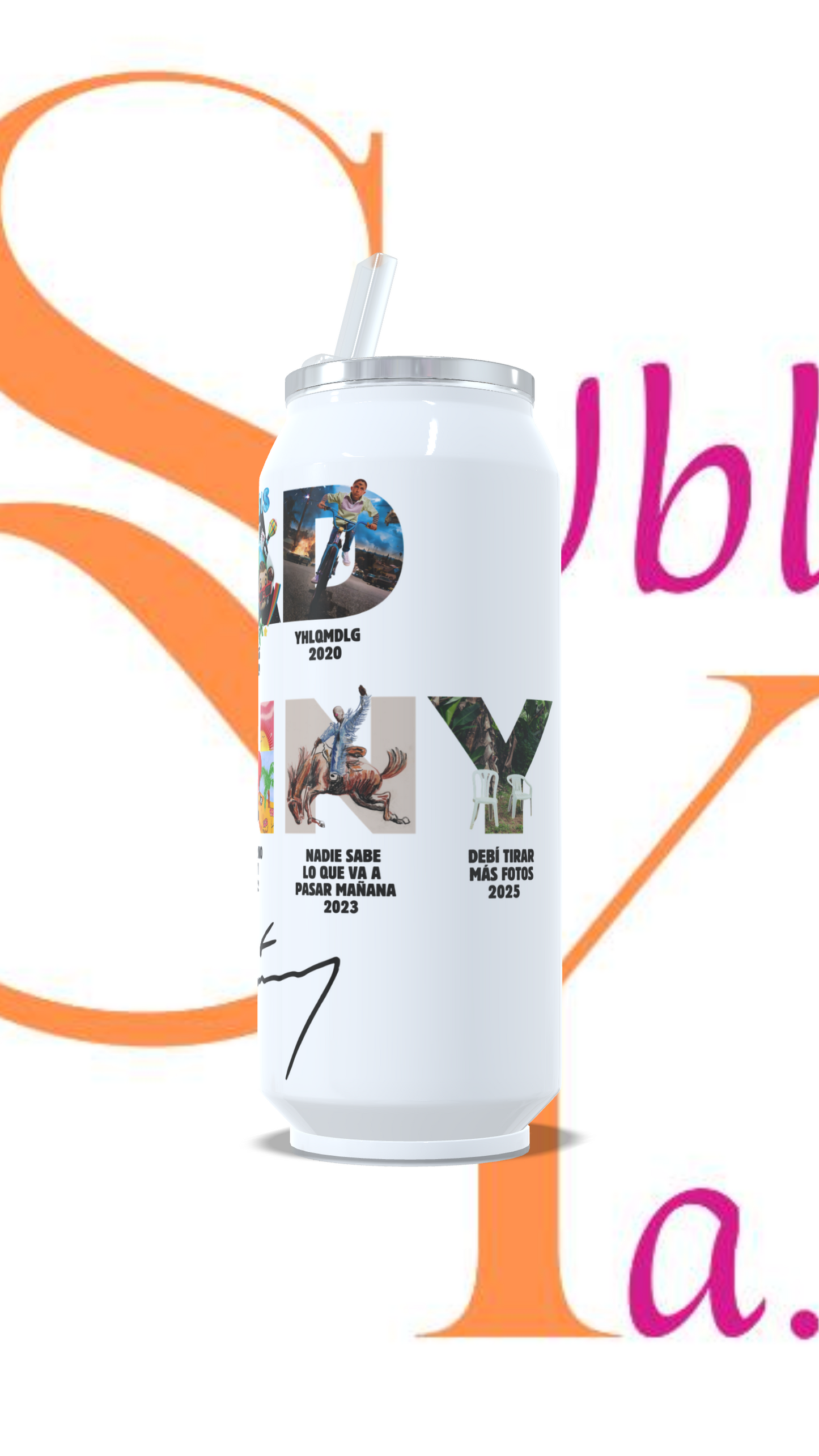 Vaso térmico de 470ml Temática Bad Bunny