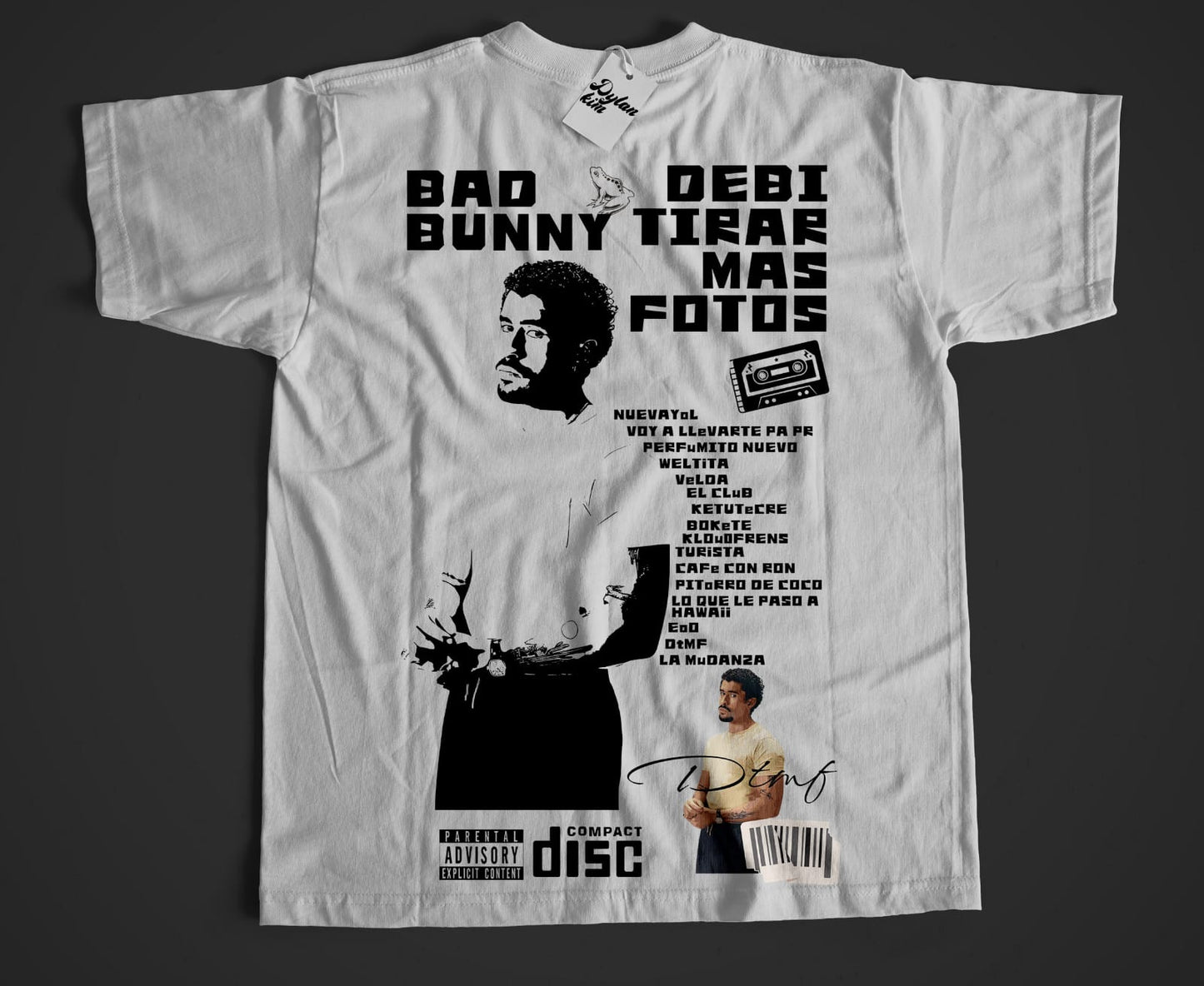 Polera Debí tirar más Fotos Bad Bunny