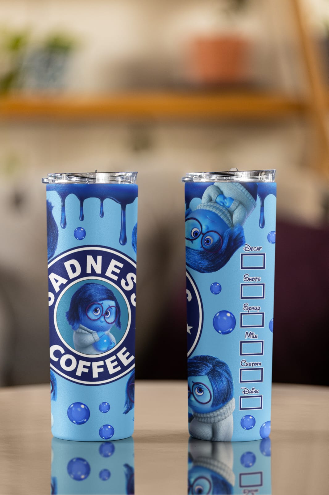 Vaso térmico de 600ml Temática Intensamente