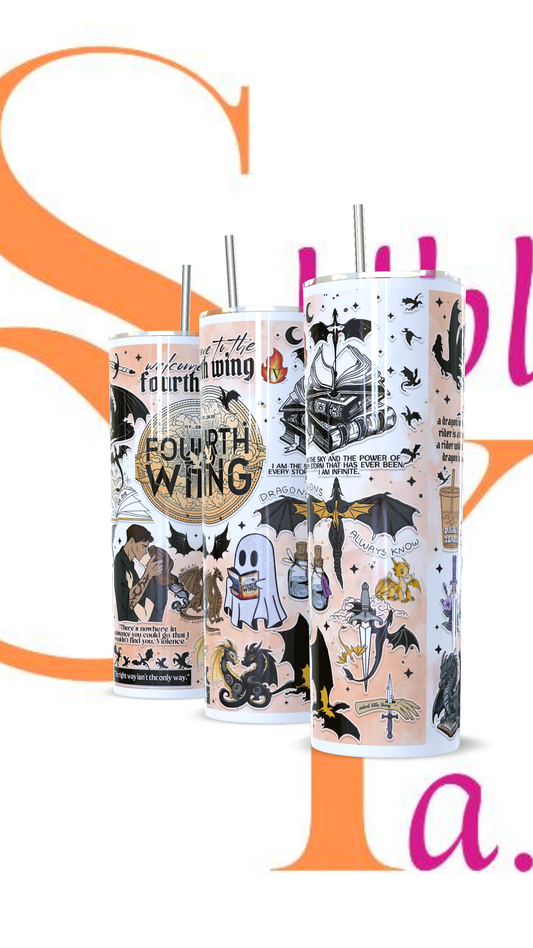 Vaso térmico de 600ml Fourth Wing