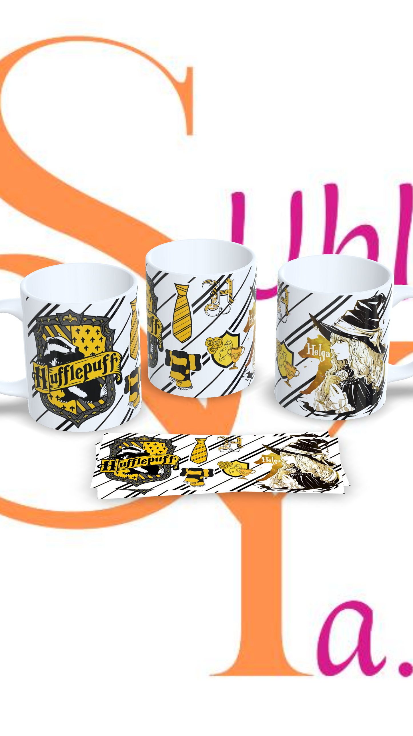 Tazas Temática Casa HUFFLEPUFF Harry Potter.